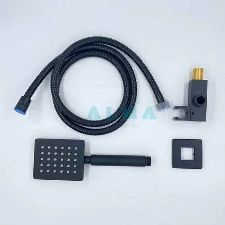 Душевая система ALMAes Weber TVZ-0808 Черная матовая 