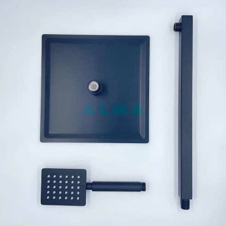 Душевая система ALMAes Weber TVZ-0808 Черная матовая 