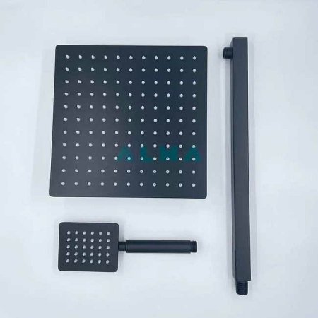 Душевая система ALMAes Weber TVZ-0808 Черная матовая 