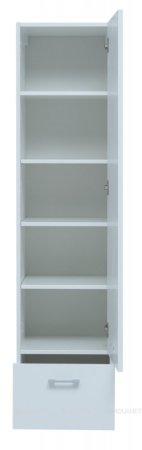 Шкаф-пенал для ванной Aquanet Нота 40 белый 