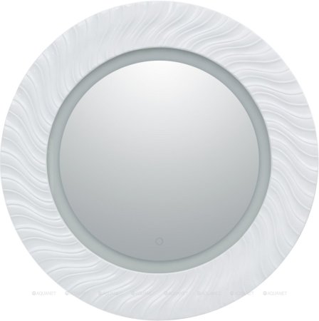 Зеркало Aquanet Милан 80 белый LED 