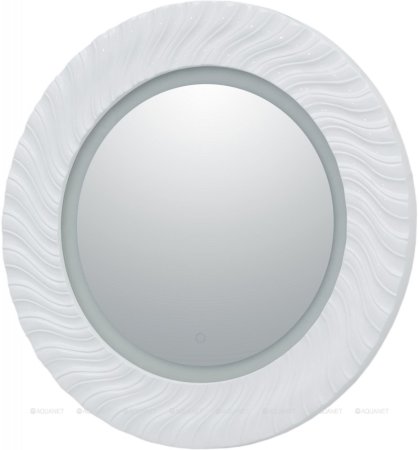 Зеркало Aquanet Милан 80 белый LED 