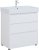 Тумба с раковиной Aquanet Nova Lite 75 белый глянец (3 ящика) 