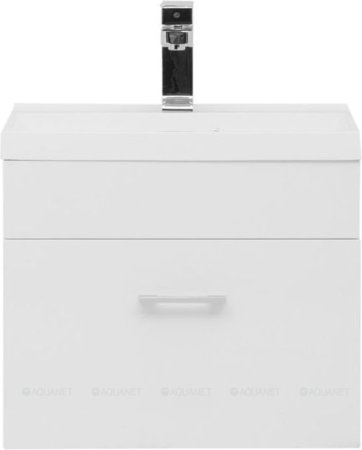 Тумба с раковиной Aquanet Нота 50 белый 