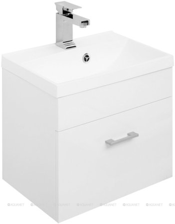 Тумба с раковиной Aquanet Нота 50 белый 