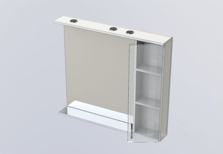 Зеркало-шкаф Aquanet Донна 100 венге 