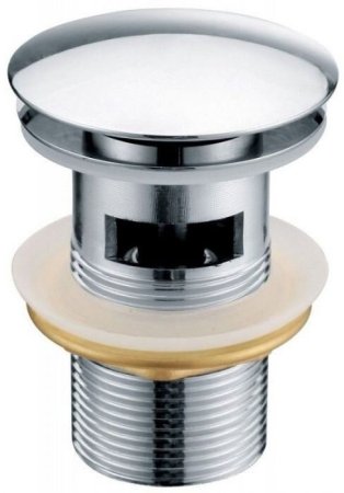 Донный клапан Kaiser 8037 click-clack Хром 