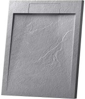 Душевой поддон из искусственного камня Vincea 90х90 VST-4SRL9090G Серый
