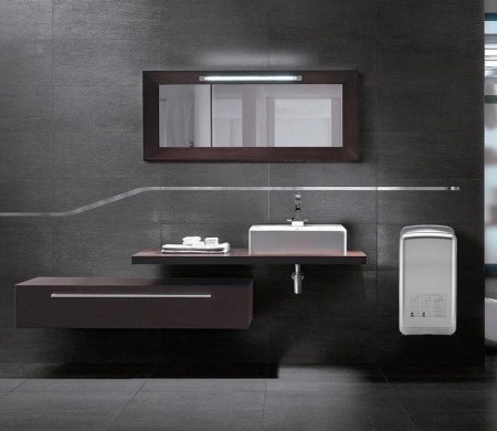 Сушилка для рук CeramaLux A1688 серая 