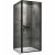 Душевой уголок Abber Sonnenstrand 100x85 AG04100B-S85B профиль Черный стекло прозрачное 