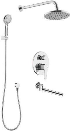 Душевая система Swedbe Platta 5544 Хром 