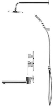 Душевая система Swedbe Platta 5544 Хром 