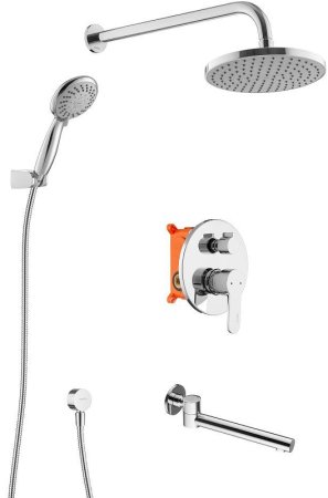 Душевая система Swedbe Platta 5544 Хром 