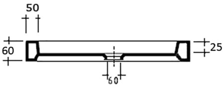 Поддон для душа RGW Ceramics CR-127 70х120х6 