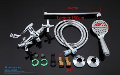 Смеситель для ванной Gappo G2242 Хром 