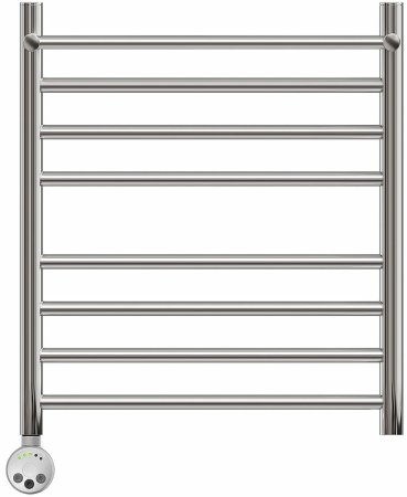 Электрический полотенцесушитель Point Аврора Премиум PN10156SPE П7 500x600 с полкой левый/правый Хром 