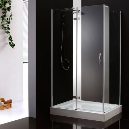 Душевой уголок Cezares Bergamo AH1 90/80 C Cr L 
