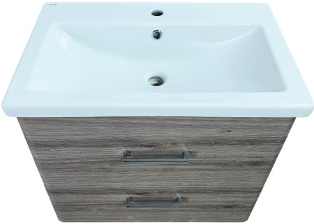 Тумба под раковину Style Line Лотос Plus 70 ЛС-00002304 подвесная Сосна лофт 