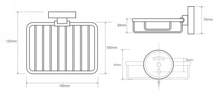 Мыльница Bemeta Omega 104108162 
