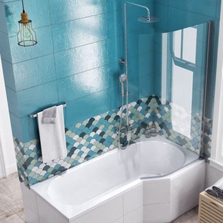 Шторка на ванну Excellent Be Spot 75 см R 