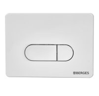 Кнопка смыва Berges Wasserhaus Novum D1 белая