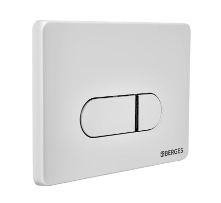 Кнопка смыва Berges Wasserhaus Novum D1 белая 