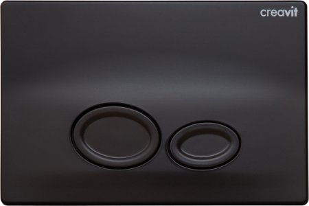 Кнопка смыва Creavit Drop GP2002.01 черный матовый 