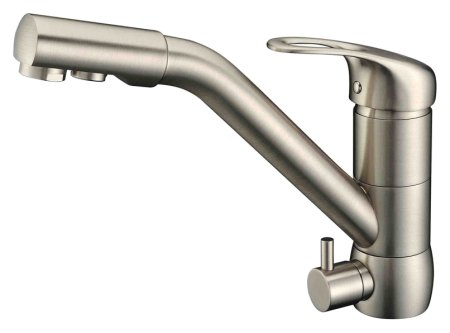 Смеситель для кухонной мойки Zorg Clean Water ZR 400 KF-12 satin 