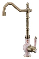 Смеситель Zorg Stone ZR 365 Y rosso bronze для кухонной мойки