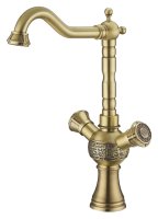 Смеситель для кухонной мойки Zorg Antic A 5004K-BR