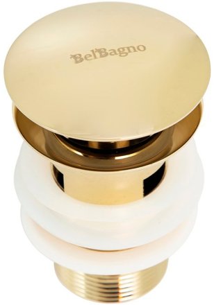 Донный клапан BelBagno BB-SAT-ORO Сlick-Сlack Золото 