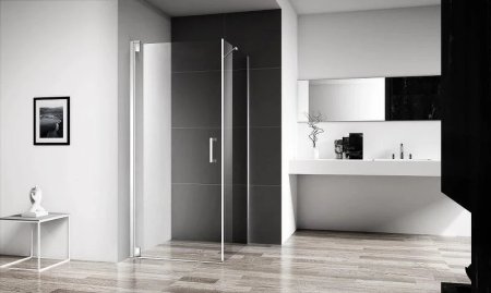 Душевой уголок BelBagno Marmi 100x90 MARMI-AH-1-100/90-C-Cr профиль Хром стекло прозрачное 