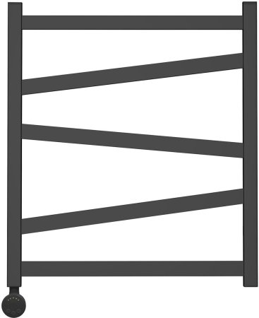 Полотенцесушитель электрический Point Феникс PN15156BE П5 500x600 левый/правый, черный 