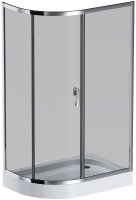 Душевой уголок AM.PM Like Solo Slide 120х80 W83G-302U120CG профиль Хром глянцевый стекло тонированное