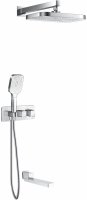Душевая система с термостатом встраиваемая Rose R1095, хром