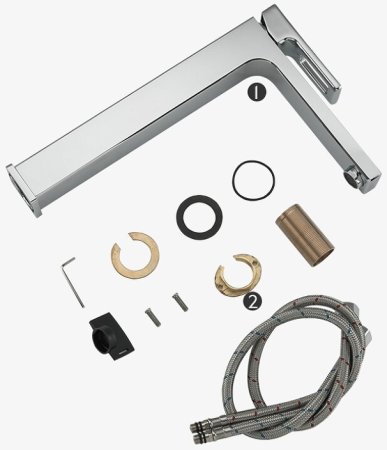 Смеситель для раковины Gappo G18 G1018-2 Хром 