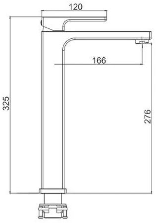 Смеситель для раковины Gappo G18 G1018-2 Хром 