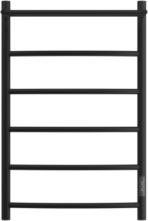 Полотенцесушитель электрический APEXTERMO Corona CR01185BM 800x500 с полкой, черный матовый 