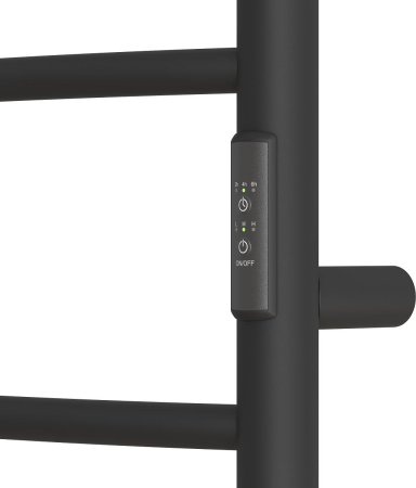 Полотенцесушитель электрический APEXTERMO Corona CR01185BM 800x500 с полкой, черный матовый 