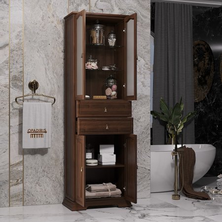 Шкаф пенал Opadiris Риспекто 60 00-00005844 Орех антикварный 