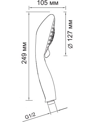 Душевой гарнитур WasserKRAFT A004 
