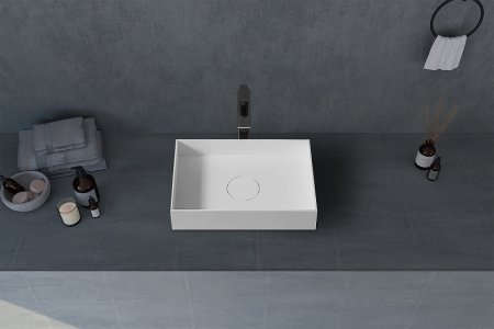 Раковина-чаша Abber Stein 50 AS2621 Белая матовая 