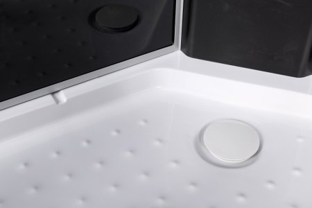 Душевая кабина Deto L 801 N с гидромассажем BLACK 