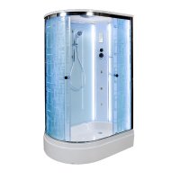 Душевая кабина Deto ЕМ2712 R LED с гидромассажем