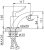 Смеситель для раковины Frap H81 F1081 Хром 