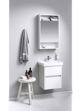 Зеркальный шкаф Aqwella Сити 50 SIT0405DK Дуб канадский 