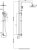Душевая система Rush Bella BL4535-114 Хром 