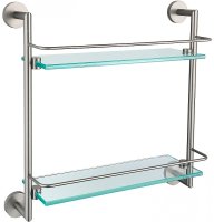 Стеклянная полка Allen Brau Priority 6.31015-BN Никель брашированный