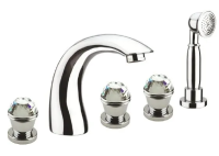 Смеситель для ванны на 5 отверстий Fiore XT Sky 17CR0507 хром