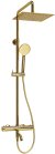 Душевая система WasserKRAFT A188.256.207.PG Thermo с термостатом Золото глянцевое 